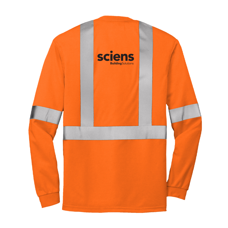 CornerStone ANSI 107 Class 2 Long Sleeve Safety T-Shirt